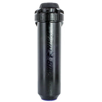 Rain Bird 8005SS stainless steel pop-up rotor, 5 in pop-up height, 1 in female inlet, 39–81 ft coverage, front-nozzle access (nozzle not included).