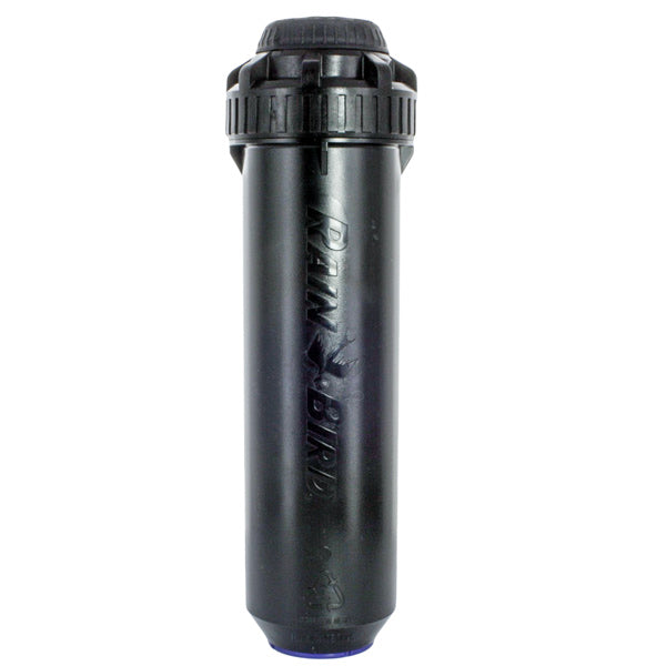Rain Bird 8005SS stainless steel pop-up rotor, 5 in pop-up height, 1 in female inlet, 39–81 ft coverage, front-nozzle access (nozzle not included).
