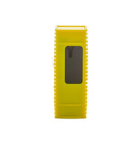 Front view of Blazing BL5010 10-pack replacement blades showing blade profile, packaging label, and PTFE-coated finish in clear lighting.