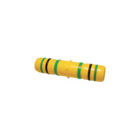 Front view of Blazing BLZ 1429-010 1-inch standard insert coupler for 1" NSF poly pipe connections, showing insertion profile and body.