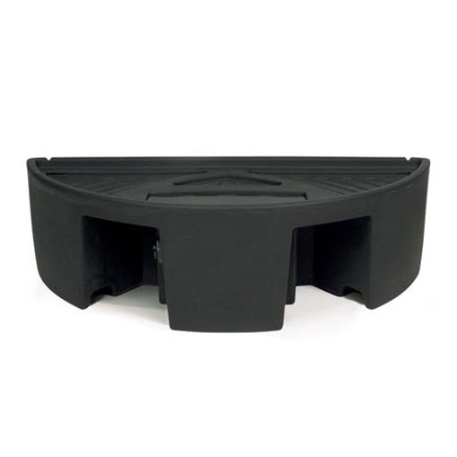 Atlantic Water Gardens CFBASIN36 36-inch pond-free basin showing pre-filtered pump chamber and built-in plumbing channels.