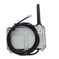 Rear view of Irritrol CL-M1 showing the single plug-in connector and mounting points for easy attachment to compatible controllers.
