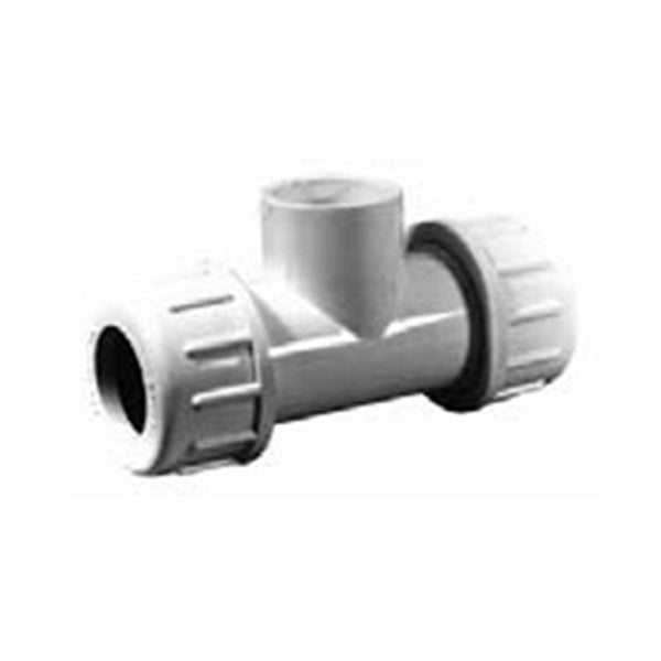 CPT1500S PVC Compression Slip Tee - 1-1/2" x 5-1/2"
