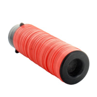 Netafim 3/4-inch disc filter rings arranged to show scale and plastic construction used in manual disc filtration systems.