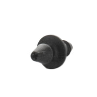 Netafim EDTUBEBA adapter inserted into 1/4 in micro-tubing, demonstrating push-fit barbed connection and secure seal.