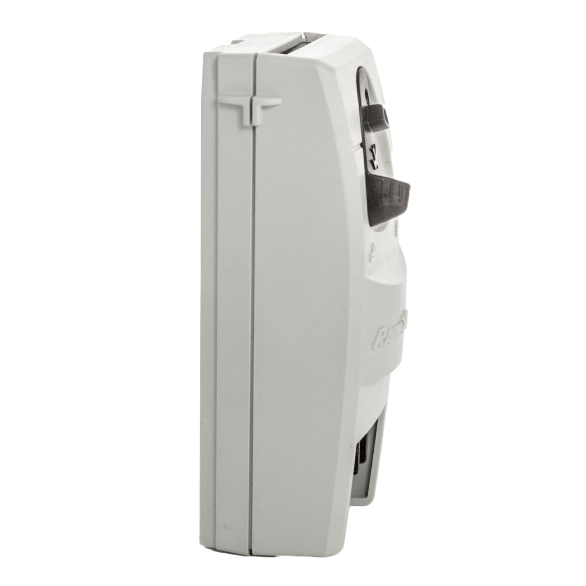 Angled view of ESPSM6 module highlighting the plug-in connector and labeled terminal strip for easy wiring and installation in ESP controllers.