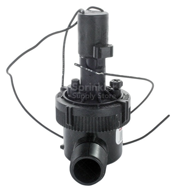 Angled side view of Toro EZF-25-04 valve highlighting the jar-top access and solenoid assembly for routine maintenance.