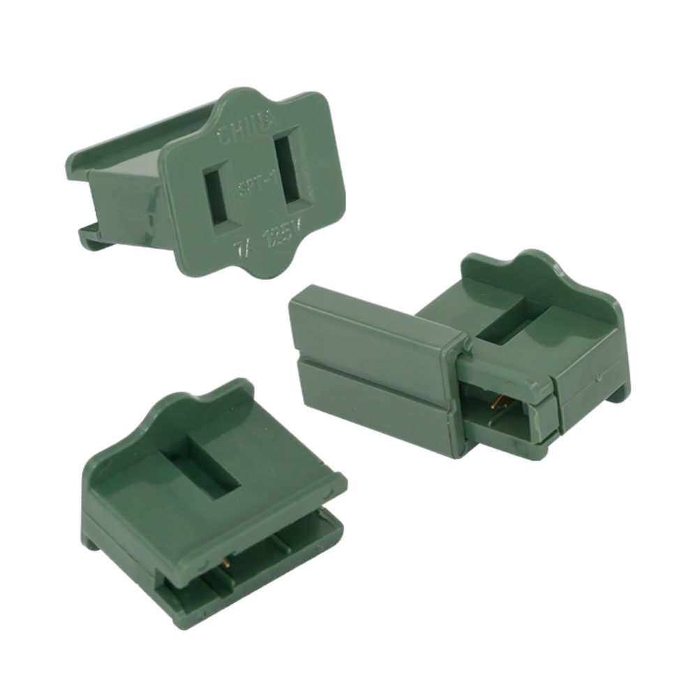 American Lighting F-INLINE-GR-SPT2-B Slide-On In-Line Female Socket