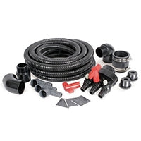 Atlantic Water Gardens FBKIT3 plumbing kit: Triton 3-way diverter, 20' 3/4" kink-free hose, fittings and standpipe sealant strips.