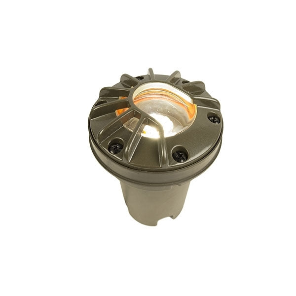 FX FC Well Light ZD - 3 LED Louver, Bronze Metallic