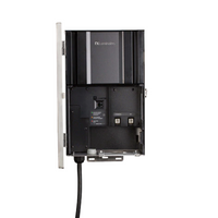 FX LSAT300 300W Luxor Satellite Transformer, stainless steel finish, showing mounting flange and control panel.
