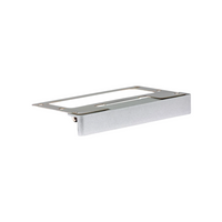 LF wall light in Silver finish showing the low-profile housing, integrated Cree LED, and suitability for discreet hardscape illumination beneath caps.