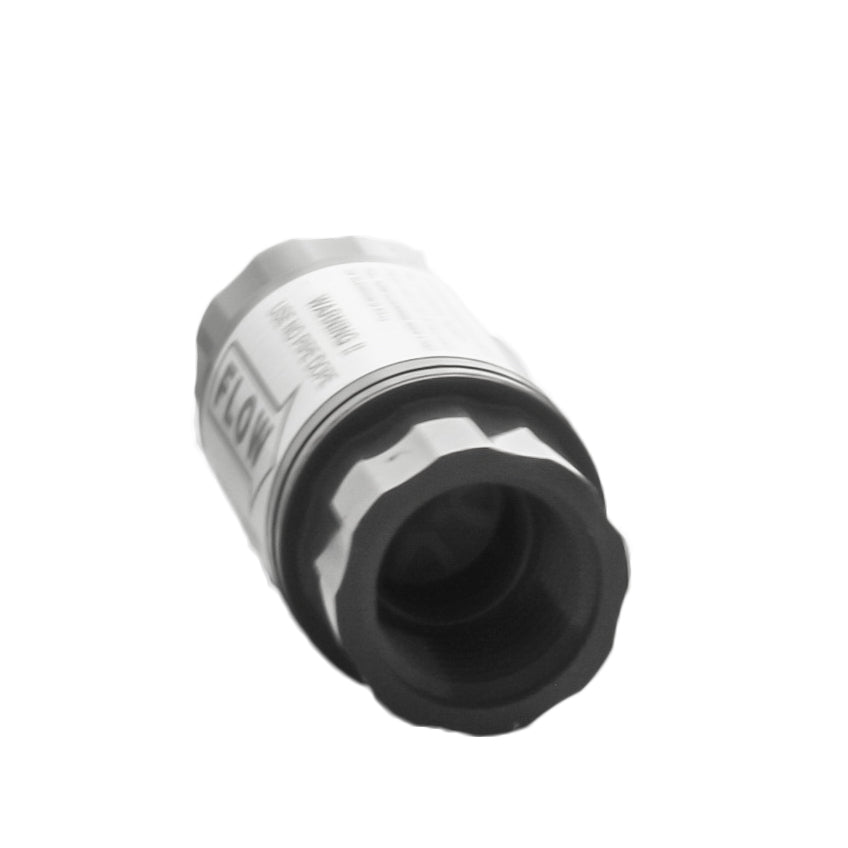 Close-up of the top of Hunter HC50F50F showing the adjustment screw for setting check height through the sprinkler body without valve removal.