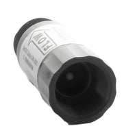 Close-up of the HC-75F-75M check valve body and threading for 3/4" irrigation riser connection.