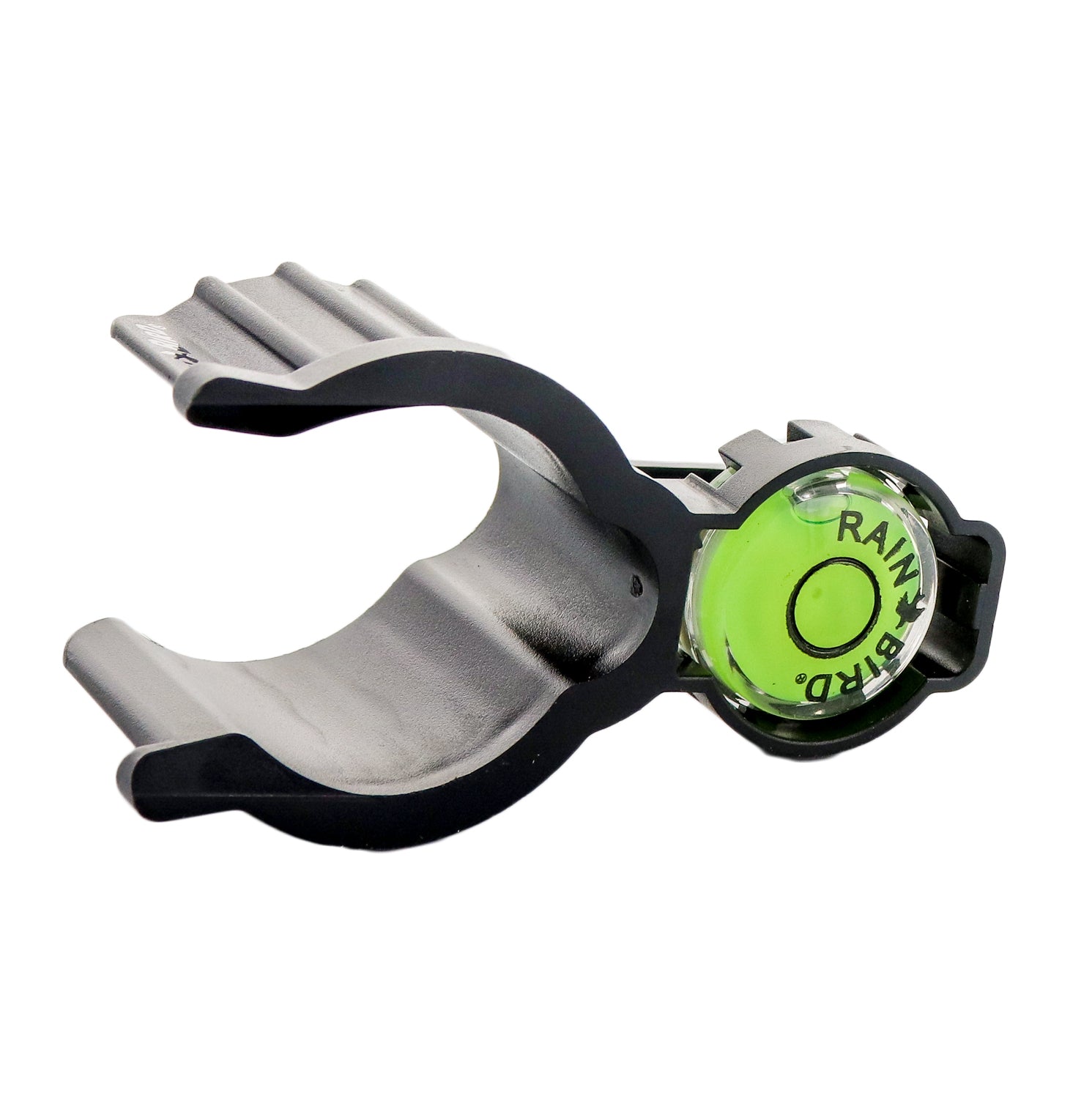 Close view of rotor hold-up tool showing bubble level and tool ring used to support pop-up rotors during service.