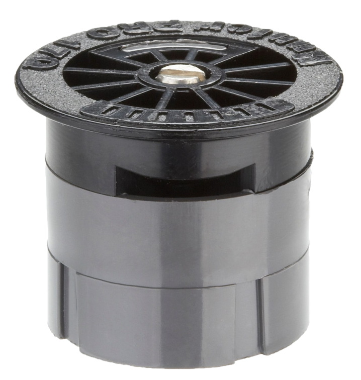 Hunter Pro Fixed Nozzle 17Q — 17 ft radius quarter-circle model image showing gray top, nozzle head and labeling for landscape planning.