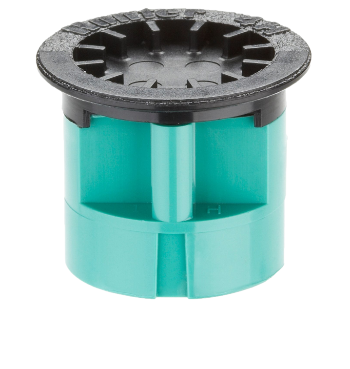 Hunter 4' short-radius micro spray nozzle (4H) product photo highlighting the 180° half-circle spray arc and female threaded inlet for easy installation.