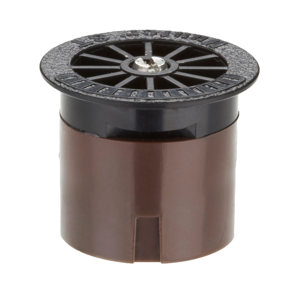 Hunter Pro Fixed Nozzle 8T — 8 ft radius third-circle model image showing brown nozzle top and product marking for field identification.