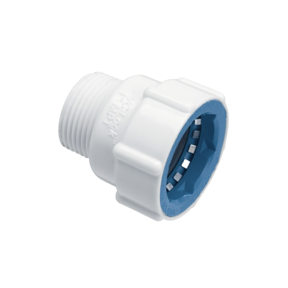 Hydro-Rain PVC-Lock Male Adapter PVCL x MIPT - Push-Fit