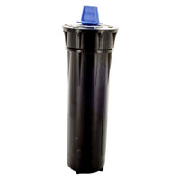 I-PRO400-CV 4-inch pop-up spray head close-up showing riser, cap, and check valve port from side angle.