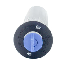 I-PRO400-CV spray head photographed from an angle highlighting the textured ABS body and riser retraction mechanism.
