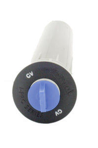 Close-up of I-PRO600-CV riser and textured body highlighting stainless-steel retraction spring and pre-installed flush plug features.