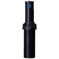 Front view of Hunter I-20 I2004 4 in. pop-up adjustable arc rotor with plastic riser and nozzle tree for irrigation installations.