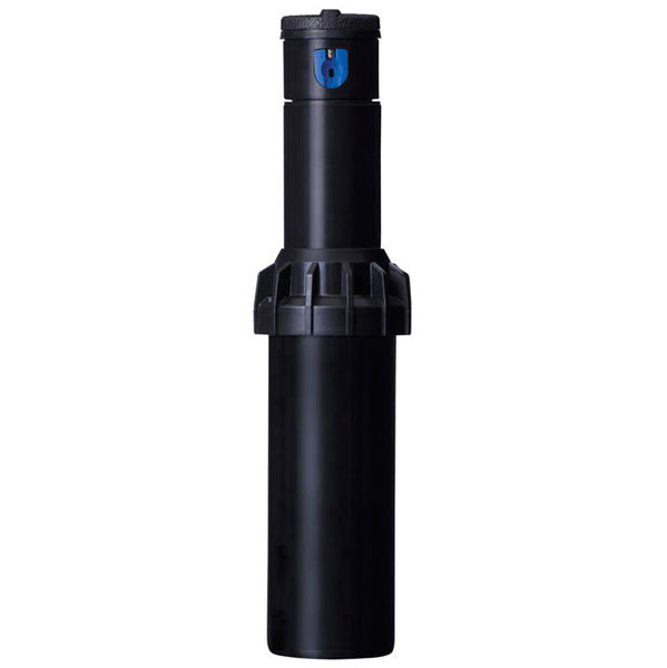 Front view of Hunter I-20 I2004 4 in. pop-up adjustable arc rotor with plastic riser and nozzle tree for irrigation installations.