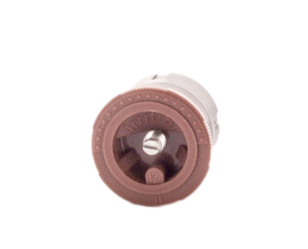 Detailed close-up of IPN-12H nozzle showing ribbed-edge for non-slip installation and integrated filter screen.