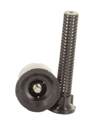 Irritrol IPN-15F grouped product photo showing black nozzle profile and labeling for 15 ft radius, 360° arc.