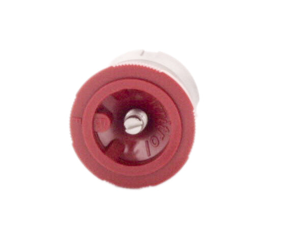 Top-down view of IPN-5F I-PRO nozzle highlighting full-circle design, color-coded radius identifier and ribbed edge for grip