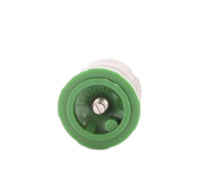 Close-up of IPN-8F nozzle threaded base and integrated filter screen, emphasizing durable polymer body and fit for standard risers