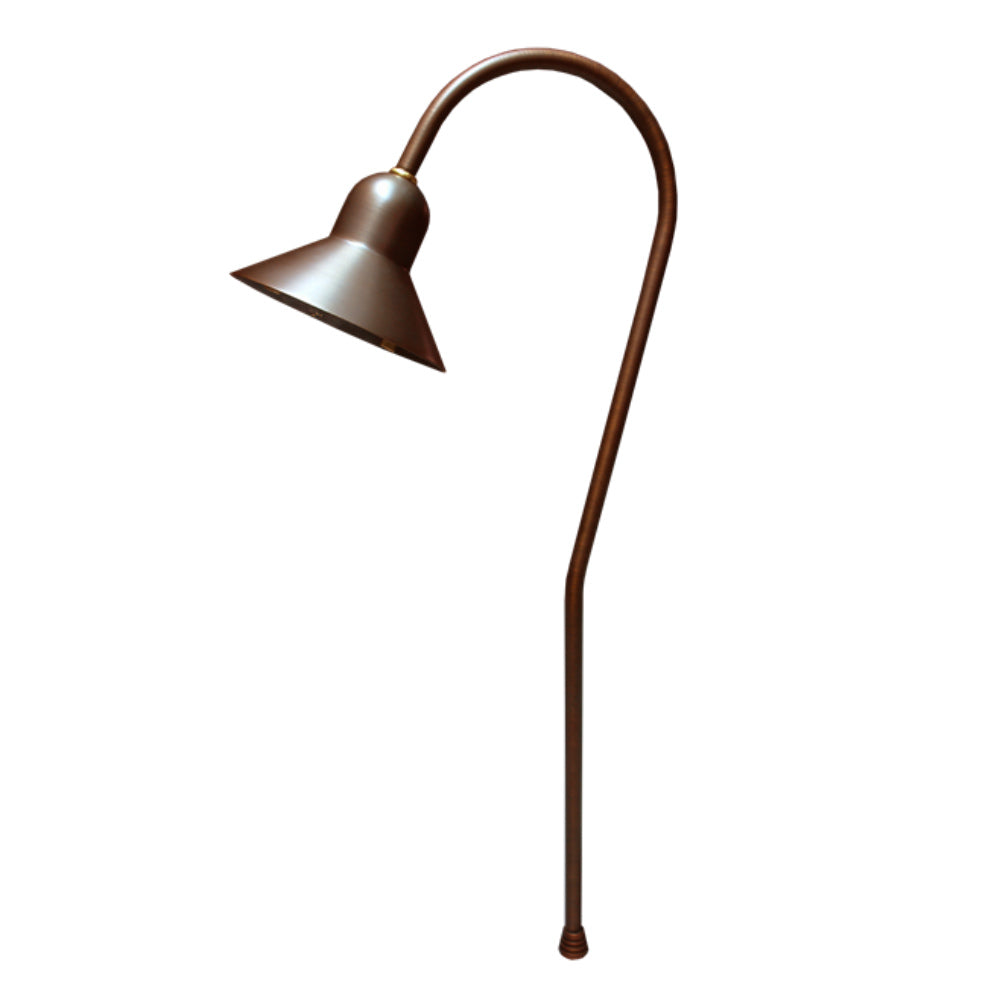 Unique Jupiter 24in Path/Area Light (No Lamp) — Weathered Brass