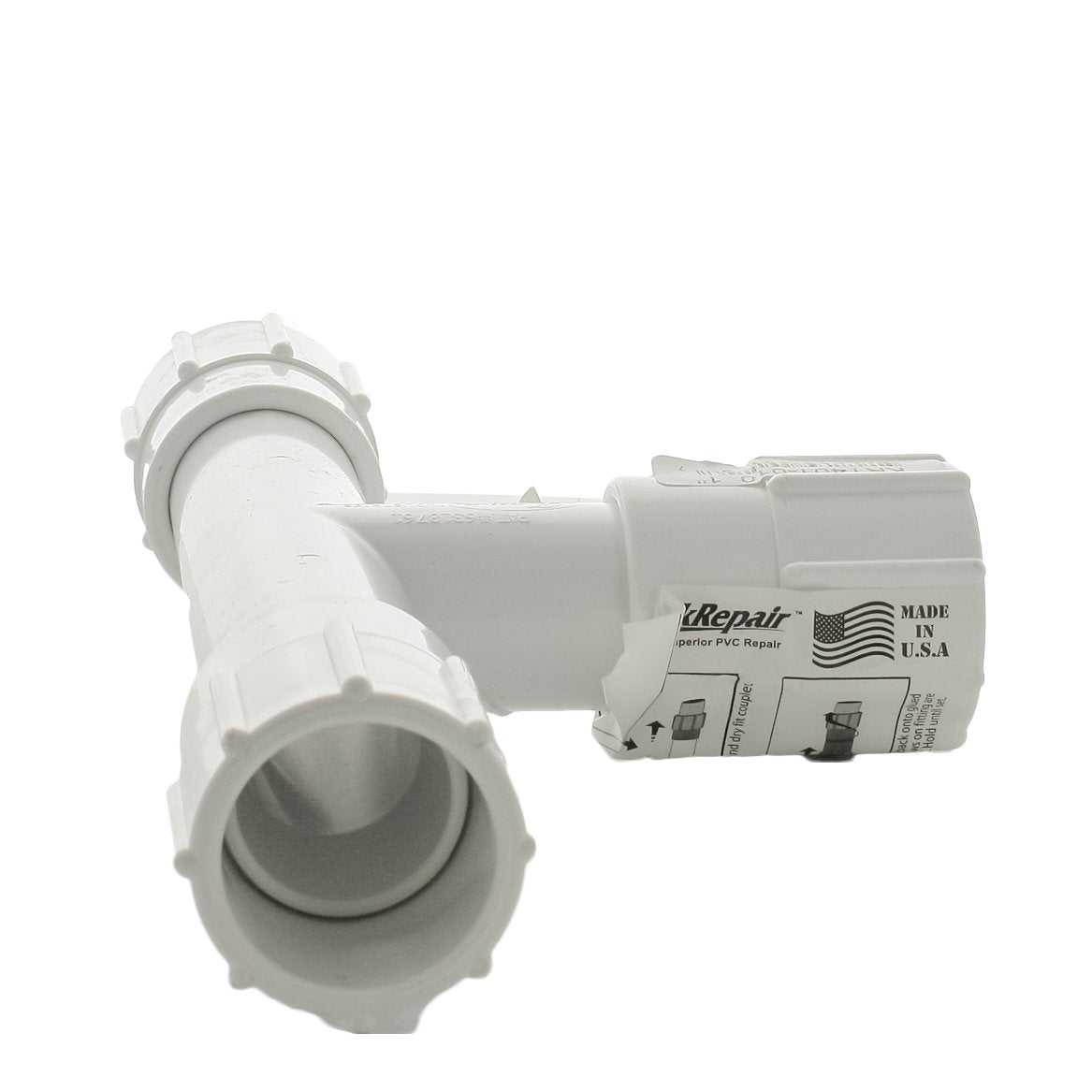 Dawn KwikRepair PVC Repair Tee — 1-1/2" In-line Repair