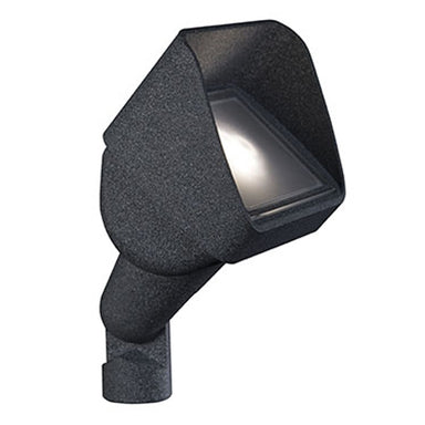FX LC 3-LED up light in Bronze Metallic on long-slot spike, shows ProAim adjustability and low-voltage wall-wash fixture