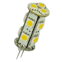 Unique Lighting Systems Flex Gold T3 LED lamp (T3/G4 bi-pin) — 2W, 3000K warm white, 200 lumens, 12V; product photo showing lamp profile.