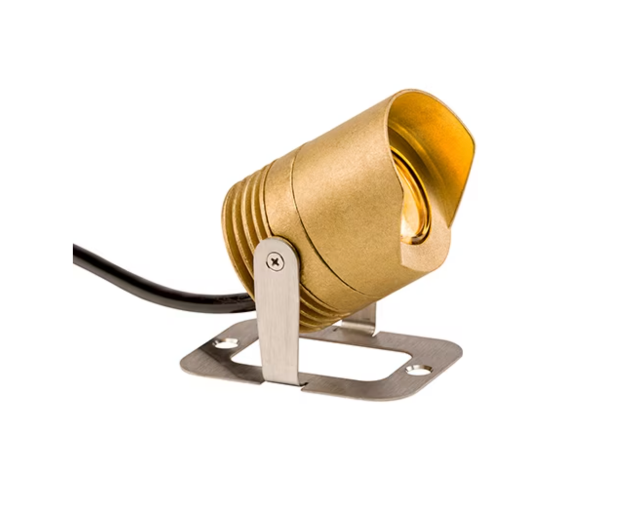LL 3LED Underwater Light with ZDC, Natural Brass