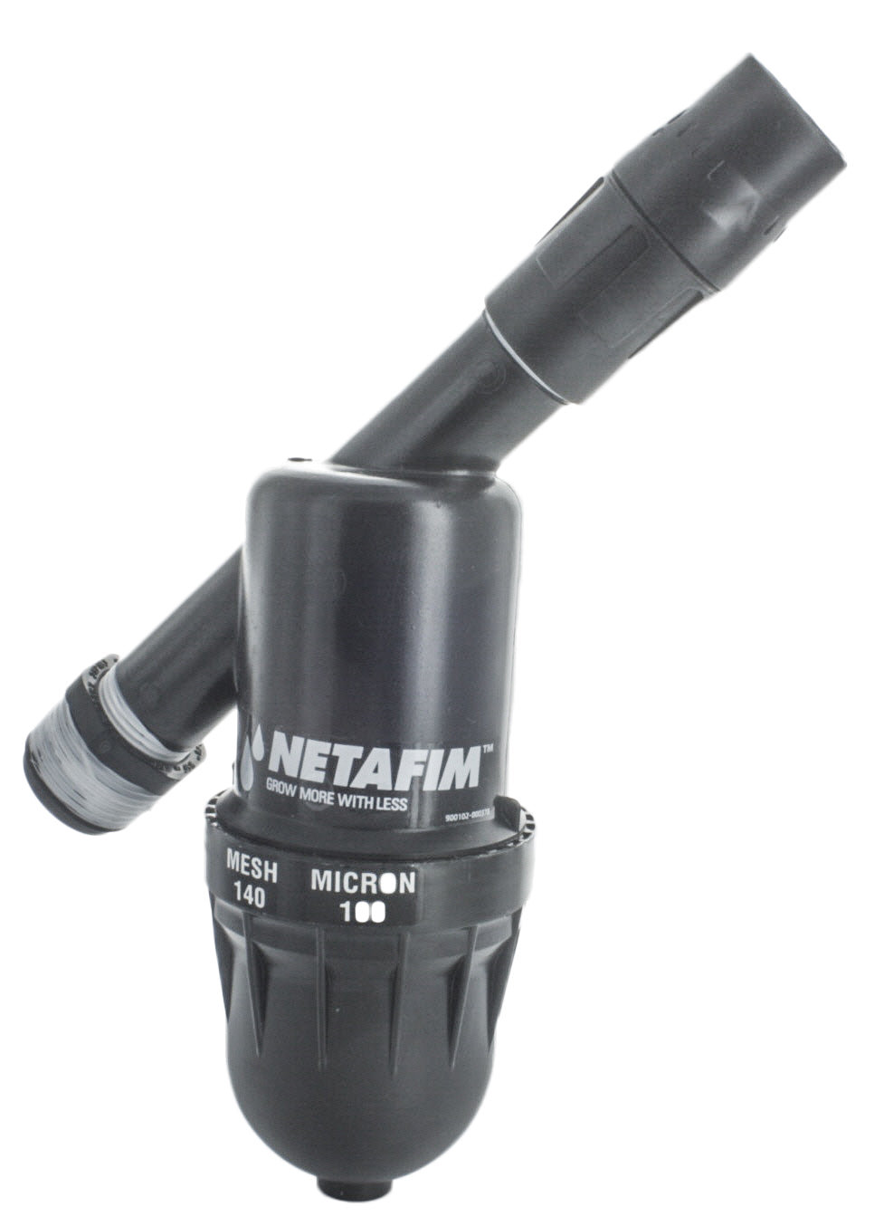 Netafim LVCZNV10075-LF low-flow control zone kit assembly showing regulator and disc filter with 3/4 in. connections, ready to install.