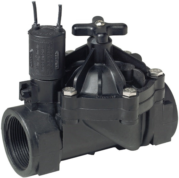Atlantic Water Gardens MD1250 TidalWave Mag Drive submersible pump, side view showing inlet, outlet, removable pre-filter and outlet adapter for plumbing.