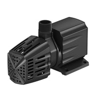 Atlantic Water Gardens MD1500 TidalWave Mag Drive submersible pump, black housing with removable pre-filter, 1½" inlet adapter, 20' power cord and compact 6 x 4.75 x 6 inch footprint.