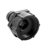 Group view of Rain Bird MDCF75FHT adapter showing dimensions, compression nut, and 3/4" female hose-thread connection for irrigation use.
