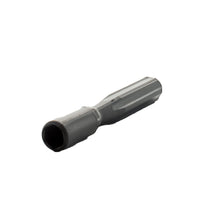 Angled view of Dawn ND375 nut driver showing ergonomic handle and 9/16-inch driver tip designed for KwikSeal saddle nuts, made in USA.