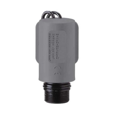 Front view of Nelson 7962P 24 VAC replacement solenoid for Nelson/Signature irrigation valves on white background.