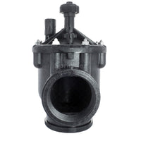 Top and side view of Toro P-220 P220-26-00 3" valve highlighting solenoid, bonnet and inlet/outlet connections for installers.