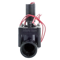 Side view showing Toro P220-27-06 pressure-regulated valve, EZReg dial, Schrader pressure port, and glass-filled nylon body for commercial irrigation.