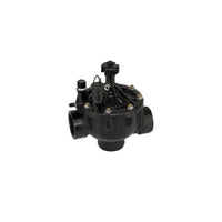 Toro P220-27-08 2-inch in-line electric valve — glass-filled nylon body with EZReg pressure regulator and Schrader access.