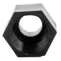 Close-up of Rain Bird PA8S showing top threads that accept all Rain Bird nozzles and screen compatibility.