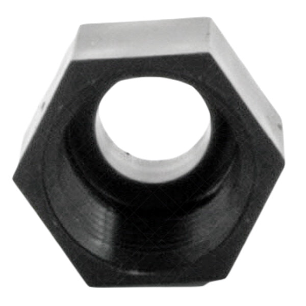Close-up of Rain Bird PA8S showing top threads that accept all Rain Bird nozzles and screen compatibility.