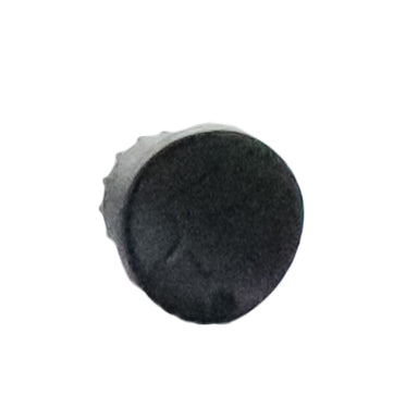 Side view of PC Diffuser Cap snapped onto a pressure-compensating module, illustrating the compact, low-profile bubbler design.