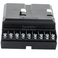Packaging and product shot of the Hunter PCM-900 9-station expansion module with visible model number and regulatory markings on the box.